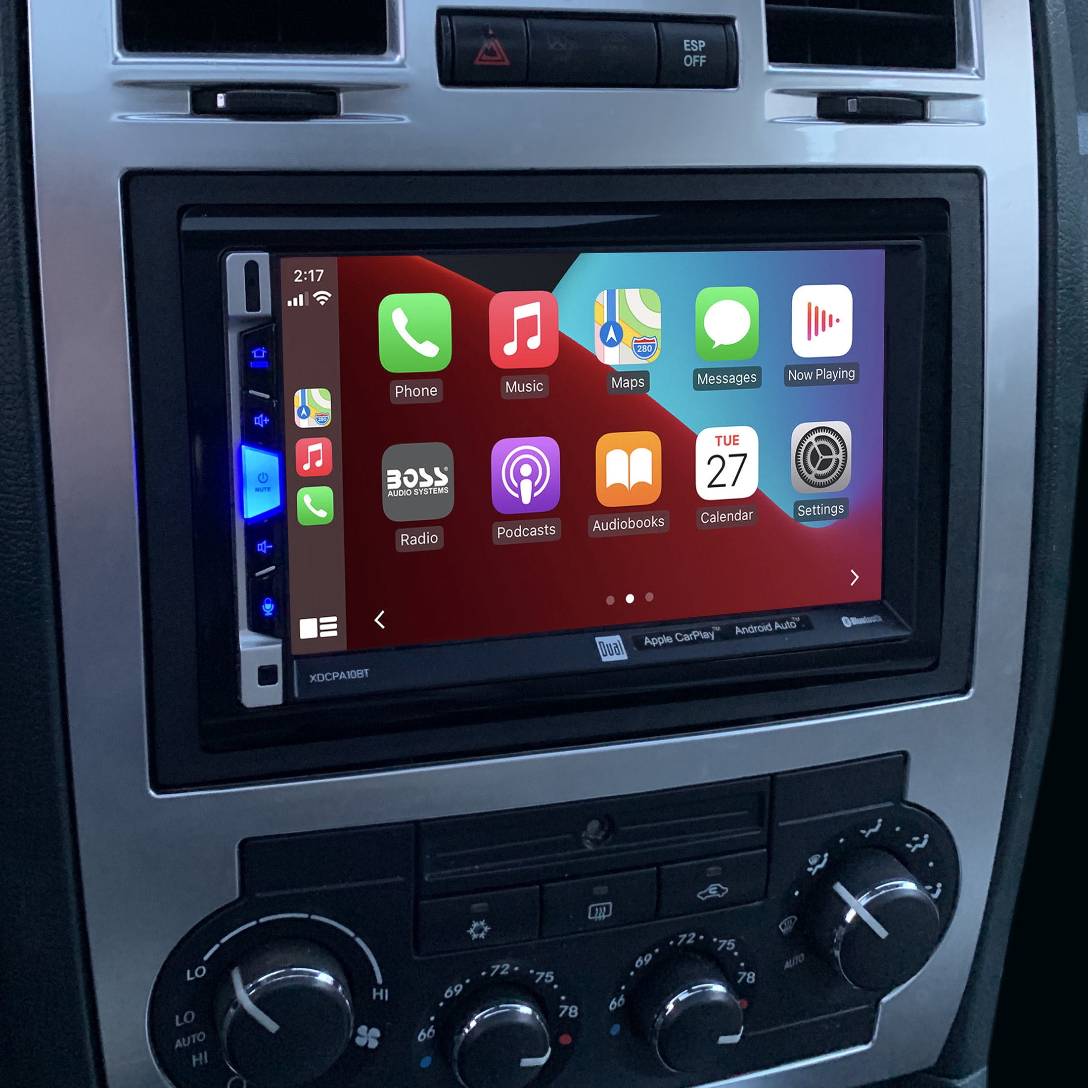 Scosche CR0507CS Double DIN Radio Dash Kit Compatible with Select 2004-08 Chrysler, Dodge, and Jeep