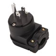 thumbnail image 2 of Conector de alimentación de Audio, codo HiFi, cobre rojo puro, chapado en rodio, conector de alimentación de CA, enchufe macho de EE. UU., 100-250V, 2 of 10