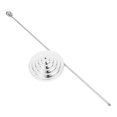 thumbnail image 1 of CRILSTYLEO flagpole stand for professionals silver plastic base iron pole 1Pack, 1 of 8