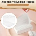 thumbnail image 4 of Clear Acrylic Tissue Box Holder with Cover, 4 of 5