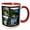 Red/White, variant on 3drose, Acadia National Park - Collage Views, 11oz Two-tone Red Mug
