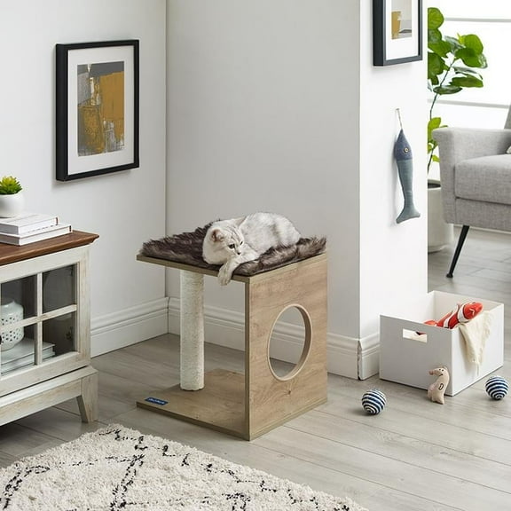 Sam's Pets Sheree 17" Light Brown Cat Tree