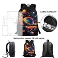 thumbnail image 5 of Uorisanigo Universe Planet Kids Backpack for Girls Boys, Children Backpack for Preschool, Kindergarten, Elementary with Adjustable Shoulder Straps for 6-13 Years Old, 5 of 6
