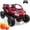 A Red, variant on Cuoote Ride On Car for 3-10 Years, 24V 10AH 2 Seater Power-Wheels with Remote Control, 21" 4WD/AWD Electric Car, EVA Tires, 4 Spring Absorbers