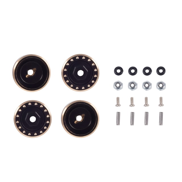 Riwesomey Adaptador de rodamiento de contrapeso de latón para coches modelo de Control remoto, pieza de repuesto, conjunto de Kit de modificación de Vehículos, repuestos y accesorios Mis Riwesomey VI014998-00