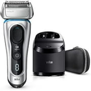 [With disinfectant washer] Braun Series 8 Men's Electric Shaver 8390cc-V 4 Cut System System with Washer Adhesion 3D Head Artificial Intelligence Automatic Adjustment Water Wash Bath Shave