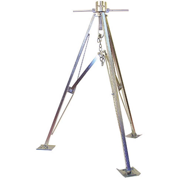 Ultra-Fab Fifth Wheel King Pin Stabilizer Jack Stand 19-950001 Use To Stabilize Trailer While Parked; Up To 5000 Pound Capacity; Adjustable 37 To 50 Inch Height; Steel; Single