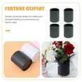 thumbnail image 2 of Raindrops 4Pcs Cardboard Box Flower Bouquet Holder for Baby Black Round Paper Flower Cylinders, 2 of 8