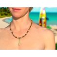 thumbnail image 3 of Bluerica Wood Surfboard On Black Coconut Shell Beads Necklace, 3 of 5
