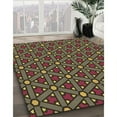 thumbnail image 2 of Ahgly Company Indoor Rectangle Patterned Wood Brown Area Rugs, 4' x 6', 2 of 6