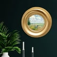 thumbnail image 4 of relayinert Cadre Photo Présentoir Salon Bureau Rond Décors d'Images Cadre à Fleurs Rond Doré, 4 of 6