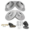 thumbnail image 2 of TRQ Front and Rear Brake Pad & Rotor Kit Brake Pads Brake Rotor Ceramic Solid Premium G-Coated Fits Select 2015-2020 Kia Sedona, 2 of 6