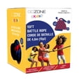 thumbnail image 2 of GoZone Kids 15ft Twisted Nylon Battle Rope with Solid Color Handles – Blue/Red, 2 of 9