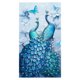 thumbnail image 2 of Cuadros Decorativos Kit de lienzo de punto de cruz de pavo real azul estampado DIY de 11 quilates (D Likrtyny embutido en tela, 2 of 7