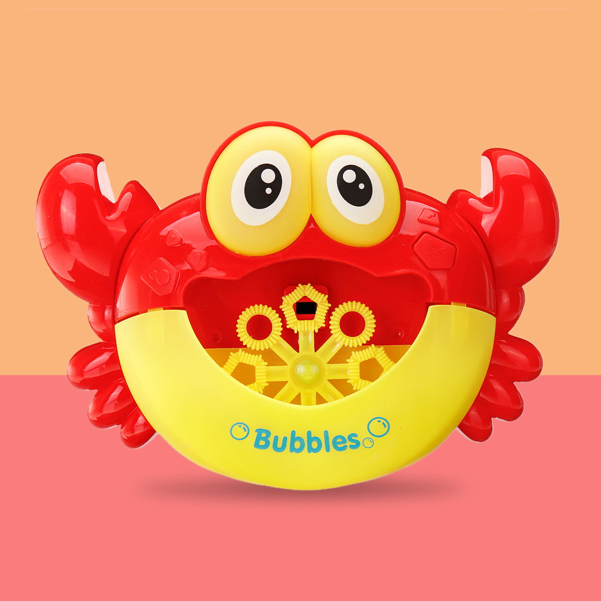 Frudaca Bubble Machine Bubble Maker Automatic Bubble Blower Battery Operated Musical Crab Bath Bubble Toys for Kids/Baby/Boys/Girls