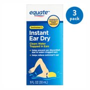 (3 pack) (3 Pack) Equate Swimmer's Instant Ear Dry , 1 Oz