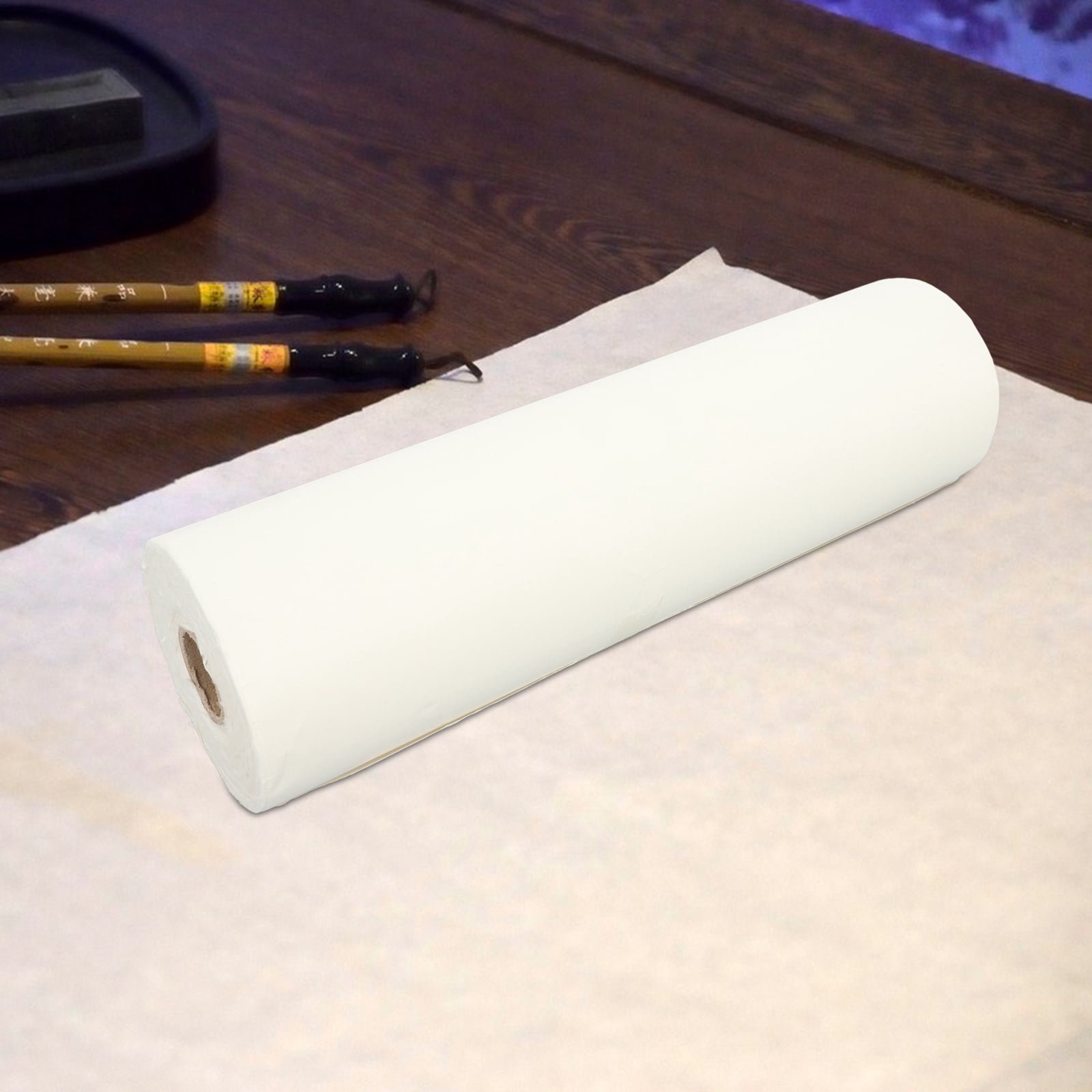 Raindrops MLINS Large Kids Painting Paper Roll, Thick White Drawing & Craft Paper for Art Easel, 35cm x 50m