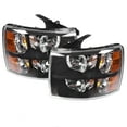 thumbnail image 4 of Labwork Left+Right Side Headlight For 2007-2013 Chevy Silverado Black Housing, 4 of 6