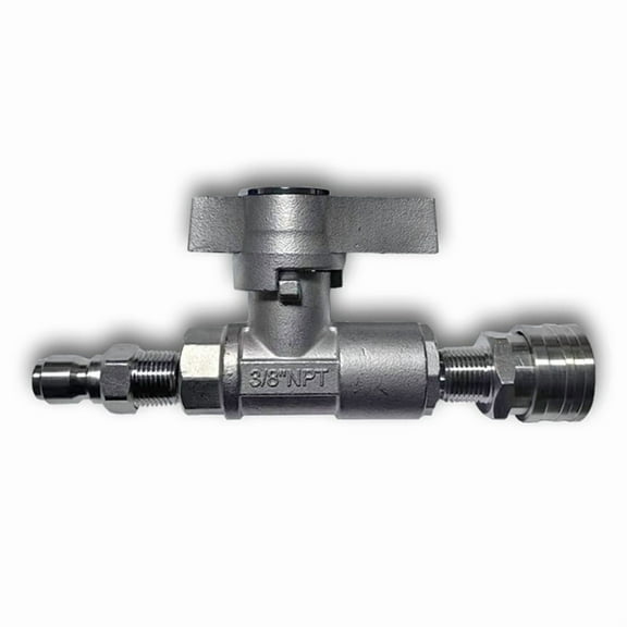 Ball Valve Pressure Washer, 3/8Inch Quick Connect Ball Valve for Power Washer Hose, High Pressure Ball Valve, 5000 PSI