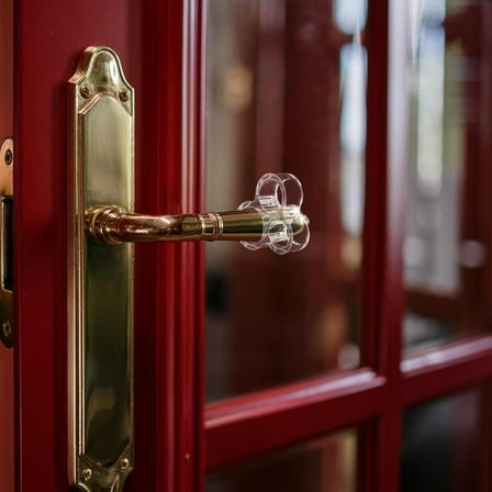 UPGRATOR 4Pcs Child Safety Door Knob Cover Minimalist Design Anti-slip Grip for Bedrooms