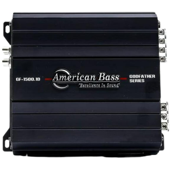 American Bass Godfather GF-15001D 1-Channel Class D 1508W Max Power Amplifier