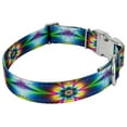 thumbnail image 5 of Country Brook Petz® Premium Tie Dye Flowers Reflective Dog Collar, Medium, 5 of 5