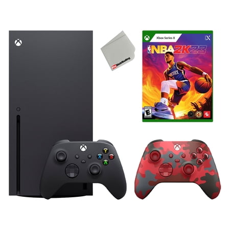 Microsoft Xbox Series X 1TB Console Bundle with NBA 2K23 and Extra Daystrike Camo Controller