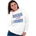thumbnail image 4 of Valentine's Day Guard Your Heart Sweatshirt for Men or Women Brisco Brands S, 4 of 6