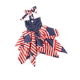 thumbnail image 2 of 4th of July Baby Girls Outfit Halter Dress Independence Day Ruffle Outfits, 2 of 7