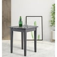 thumbnail image 2 of Jiallo Dark Grey Solid Wood Side Table, 2 of 2