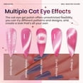 thumbnail image 3 of Set de esmaltes de uñas en gel SUPWEE Neon Cat Eye con imán, 12 x 7 ml, 3 of 8