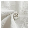 thumbnail image 2 of 3-Piece 100% Cotton Oversized Bedspread Lightweight Quilt Coverlet Embroidery Farmhouse Bedding Set (TK White, Queen (100"x106")), 2 of 9