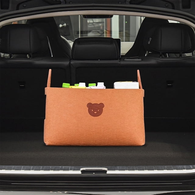 Naittoop Boîte de Rangement Pliable pour Coffre de Voiture Boîte de Rangement Multifonction pour Utilisation en Voiture et Sac de Rangement pour Articles Divers
