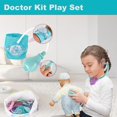 48pcs Doctor Kit for Kids, Pretend Play Doctor Kit with Baby Doll