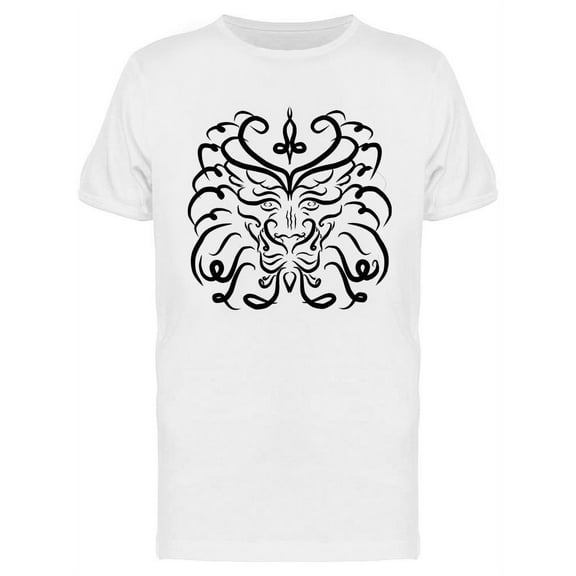 Lion Art Tattoo T-Shirt Men -Image by Shutterstock, Male 3X-Large