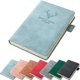 thumbnail image 3 of A5 Leather Ruled Notebook Elegant Business Journal with Pen Loop, 180 Sheets (Light Blue), 3 of 5