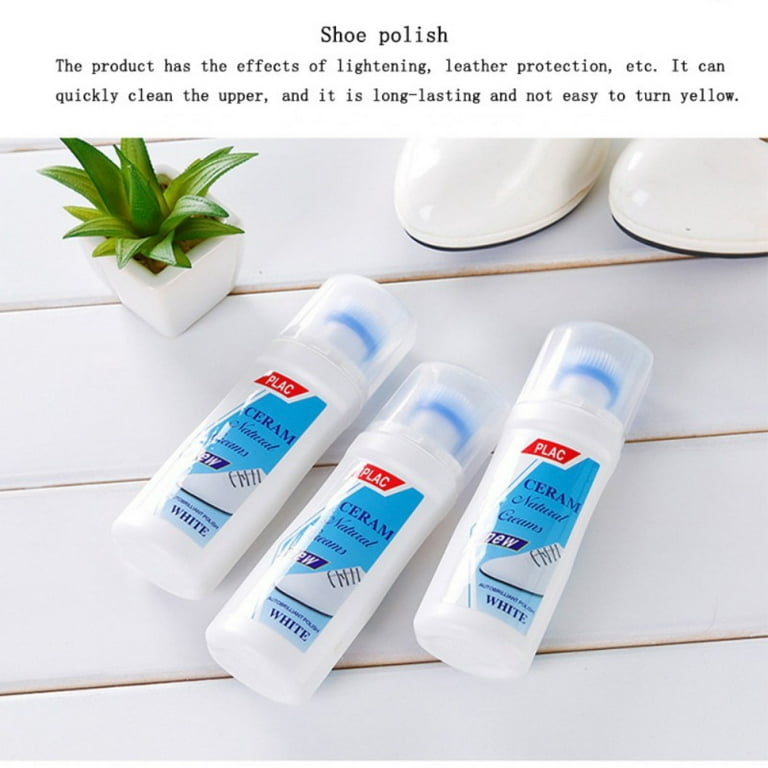 White Shoe Cleaner & Protector  White Leather Shoe Care & Polish