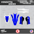 thumbnail image 4 of Kalair GFX Graphics Kit for Husqvarna Enduro 4-STORKE FE350,FE450 and FE501 (2020-2023) Vendetta Series, 4 of 5