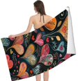 thumbnail image 2 of PHYHOO Pink and Hearts Beach Towels Quick Dry Towel for Beach Microfiber Sand Free Pink Love Heart Summer Microfiber Bath Towel Pool Travel Swimming 30x60in, 2 of 8