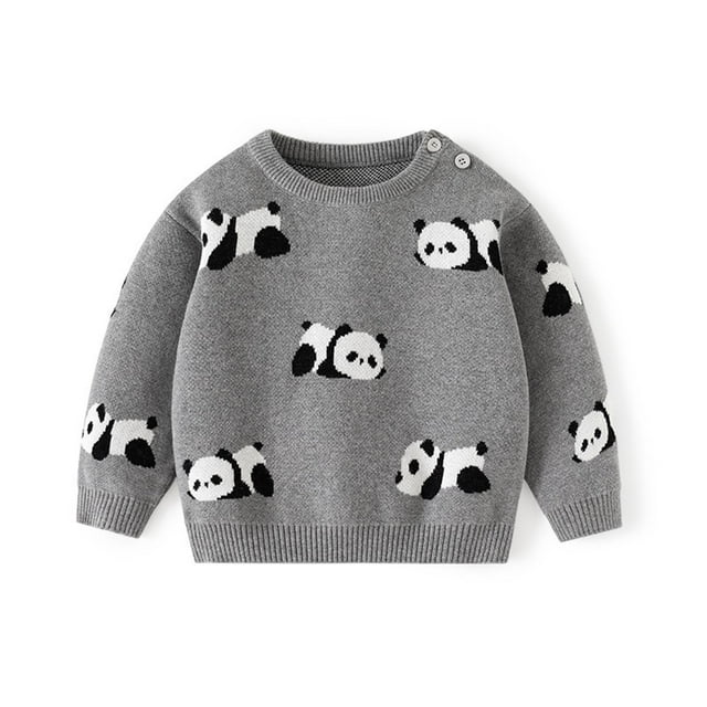 Catégorie de Produit Chandails pour Garçons Col Rond Tricoté Manches Longues Dégradé Chandail pour Enfants Titre du Produit