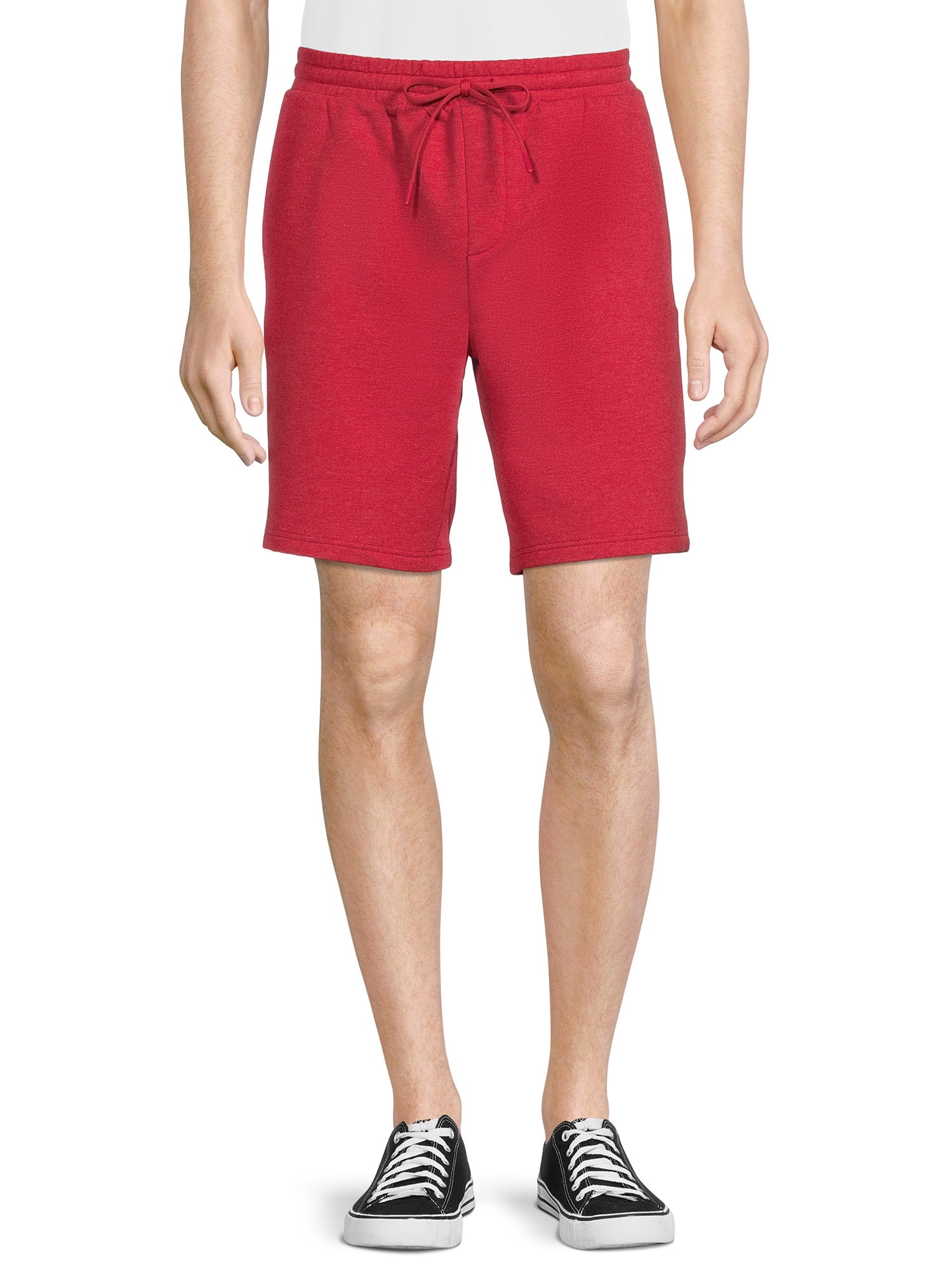 Men’s Cozy Fleece Lounge Shorts with Zipper Pocket