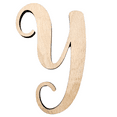 thumbnail image 1 of 18" Tall BIRCH Wood Letter Y | 1/4" Thick | Wood Craft Letter | Starfish Font | Script Font, 1 of 3