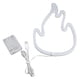 thumbnail image 5 of Luz de neón de llama, diseo elegante de seguridad, fácil instalación, seal de luz LED de llama para dormitorio, configuración de sala de juegos para decoración de pared LYUMO Luz de neón de llama, 5 of 6