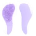 thumbnail image 1 of Peine para desenredar enredos portátil Herramienta de peinado de cepillo de masaje para el cabello (púrpura) Tmvgtek cuidado belleza, 1 of 9