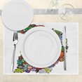 thumbnail image 3 of Ambesonne Cartoon Place Mats Set of 4, Big Fish Ocean Life, Standard Size, Multicolor, 3 of 6