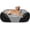 Black, variant on Medium Orthopedic Dog Bed - Rectangle Washable Calming Pet Cuddler with Anti-Slip Bottom, Size 25"x21"x8"