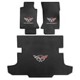 thumbnail image 1 of Lloyd Mats Custom-Fit All-Weather Rubber Floor Mats for C5 1997-2004 (3PC - Fronts + Cargo, Black), 1 of 4