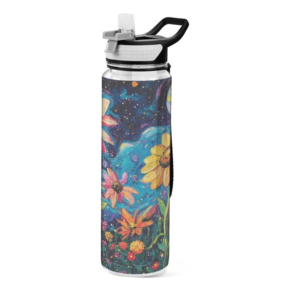 BZSMCE Sport Bottle Starlit Sunrise Outdoor sports Water Bottle Size: 10.4x3in