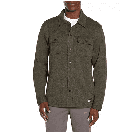 Eddie Bauer Men's XX-Large Sweater Fleece Shirt Jacket