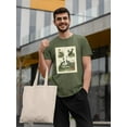 thumbnail image 2 of Heron And Crane Ii T-Shirt Men -Sydenham Edwards Designs, Male 4X-Large, 2 of 4
